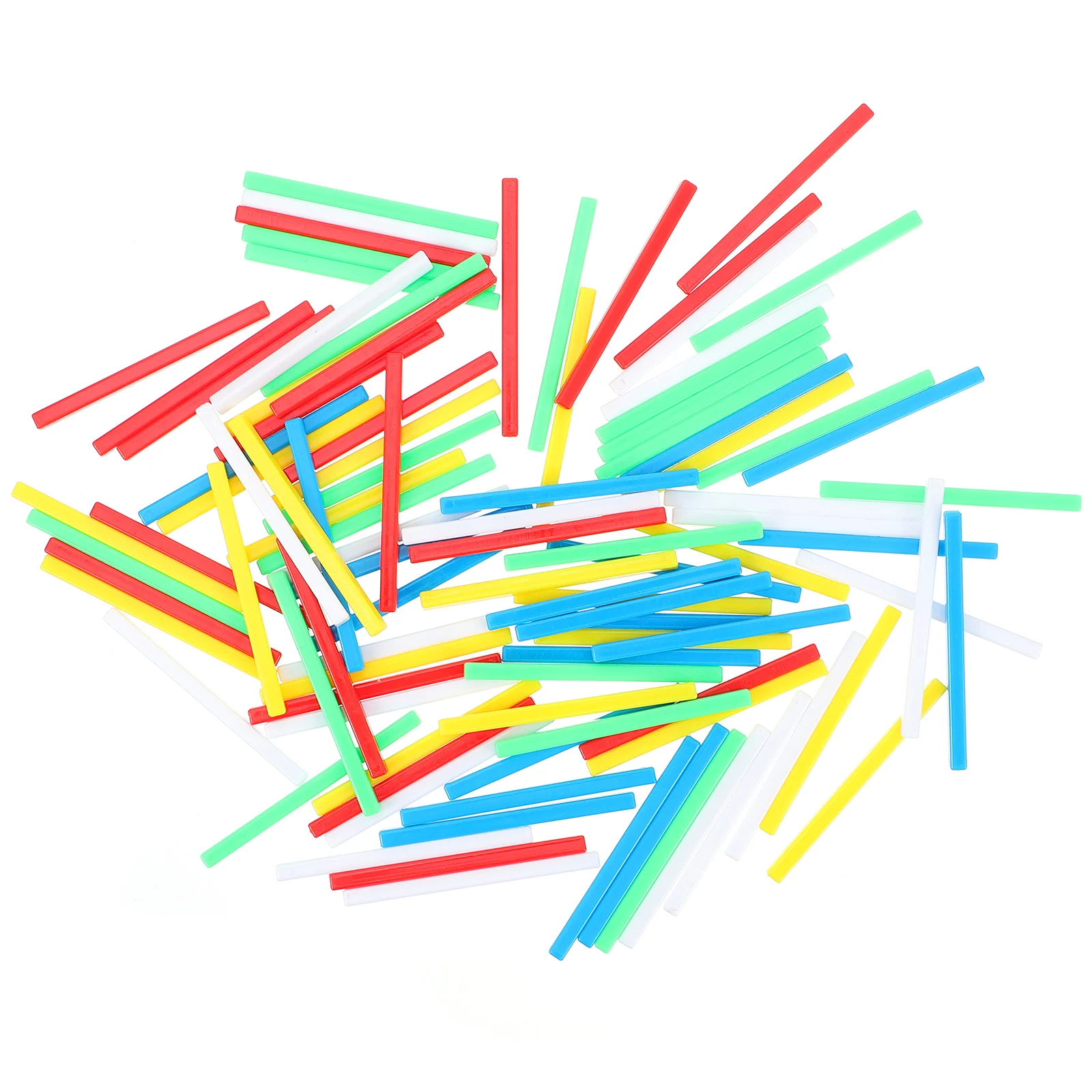 2 sacchetti bastoncini di conteggio in plastica colorata ausili per l'apprendimento dell'illuminazione matematica per bambini aste aritmetiche giocattolo educativo