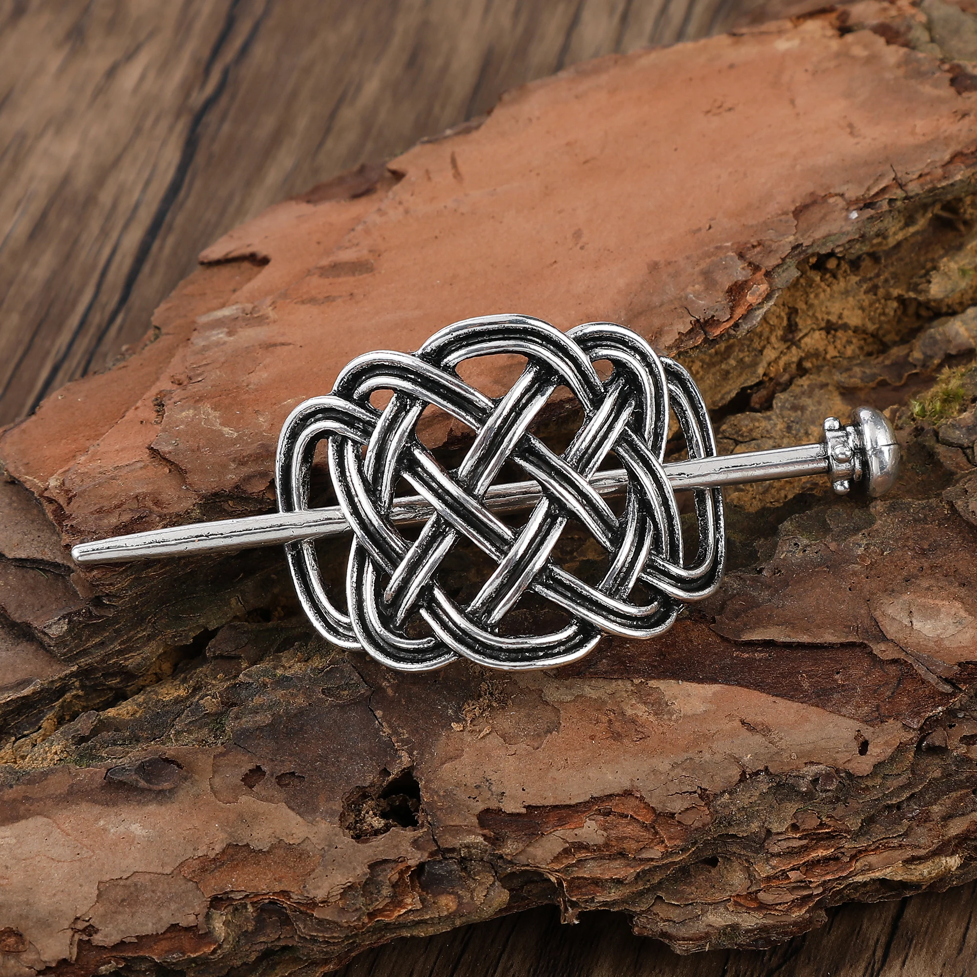 Nordic Irish Celtic Knot Simple Fashion Hair Stick Hairpin Retro Party Accessories Valentine's Day Mother's Day Birthday Gift