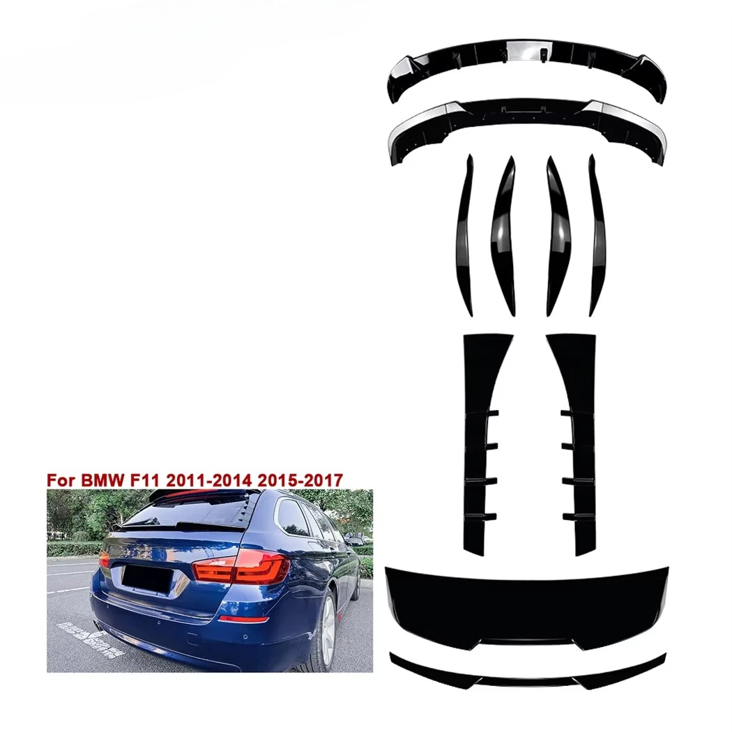 

AMP-Z for 5 Series F11 2011-2017 Front Bumper Lip Spilter Front Bumper Fins Spoiler Canards Rear Wing Spoilercustom
