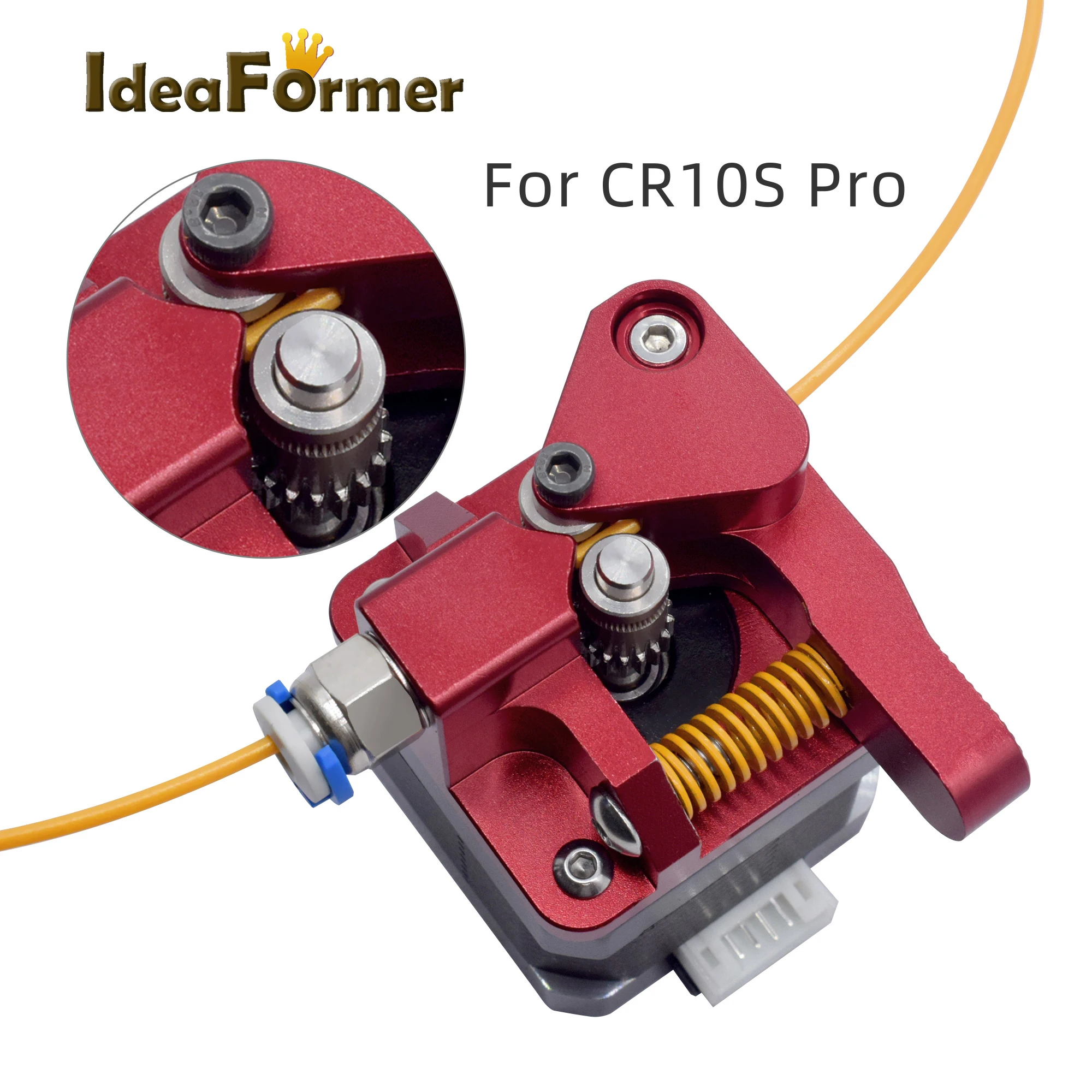 Remote CR-10S PRO Double Pulley Extruder Feeder+40mm Motor for 1.75mm Filament