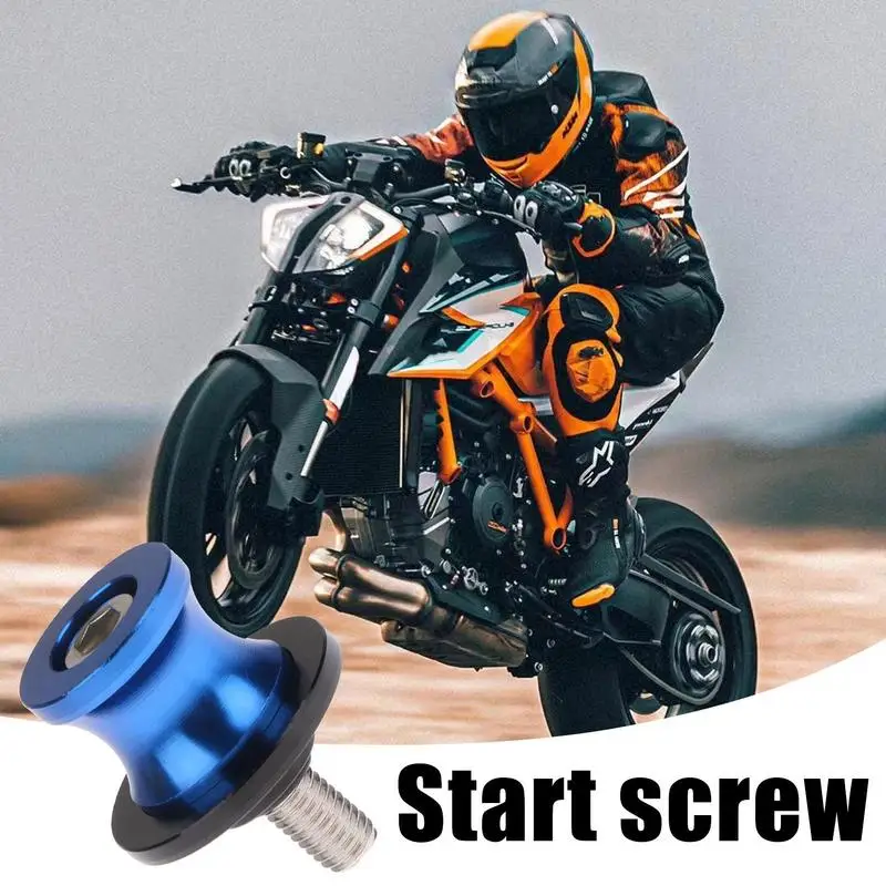 Motorcycle Swing Arm Slider Spools Stand Bobbin Screw M8 Universal Swingarm Spools For Lifting Pin Screw Swing Arm Sliders Spool