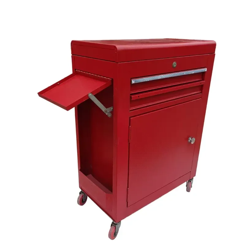 Heavy Duty Steel Tool Cabinet 5 Drawers Wheeled Storage Unit 150kg Capacity Modern Workshop Organizer for Garage Tools Modern