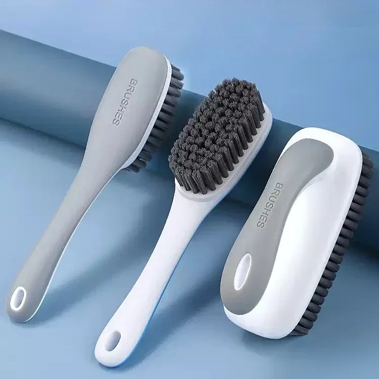 Multi-Purpose Soft Nylon Cleaning Brush Set, Wear Resistant Brush for Shoe & Garment Stain Removal, Household Use