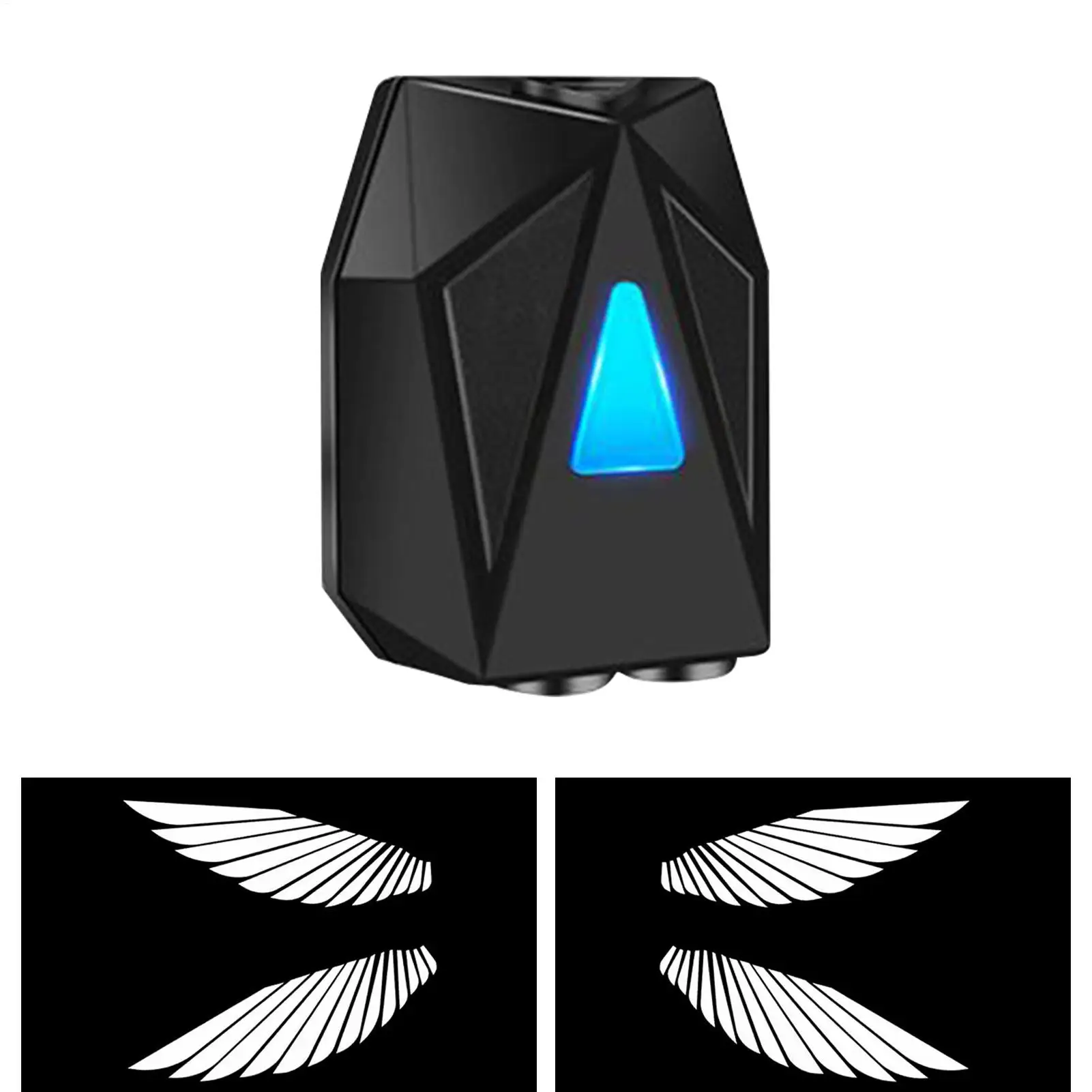 Car Door Projector Lights Dynamic Led Car Door Welcome Light Bulb with Angel Wing Shadow No Drilling for Men Women Interior Road