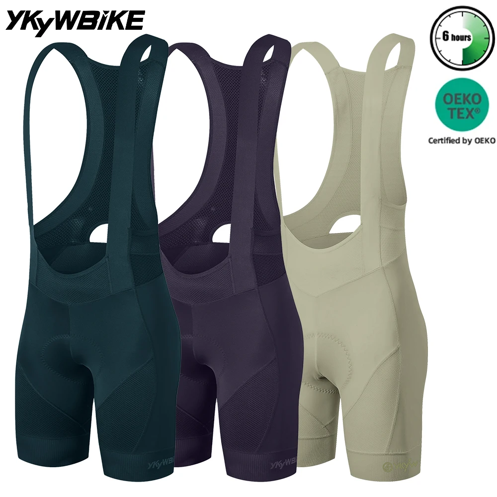

YKYWBIKE 2026 Men's Cycling Bib Shorts Summer Tights Pro Team Outdoor Wear Breathable Bicycle Clothing Bike Bib Shorts 6 Hours