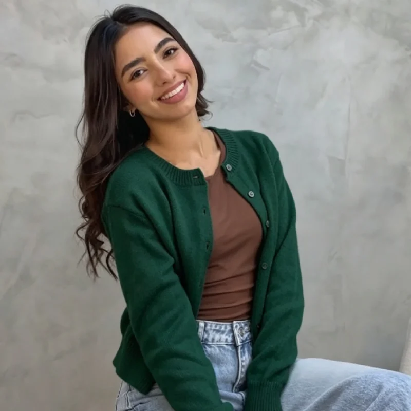 Thumbnail 3 - #22 Trending Womens Cropped Knit Sweaters Right Now