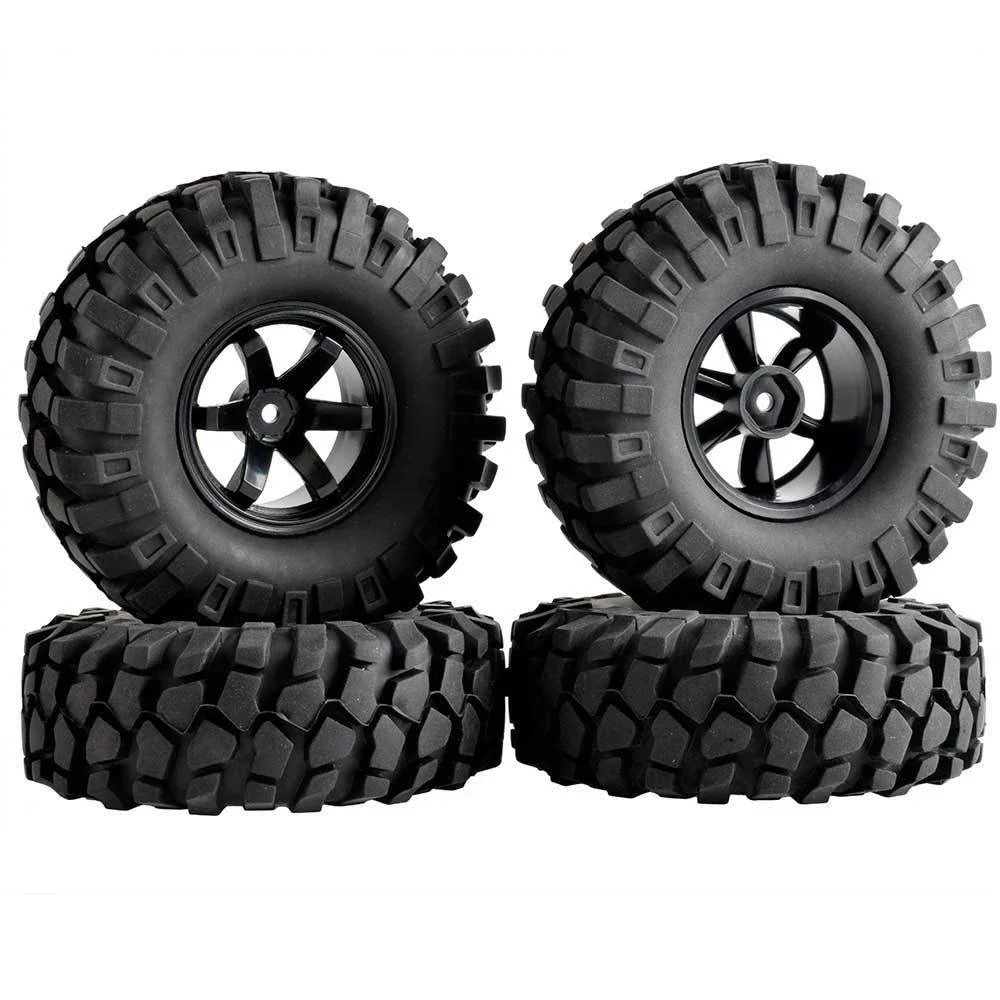 

RC 701-7006L Rubber 108mm Tires&Wheel 4P For 1:10 D90 Axial Rock Climbing