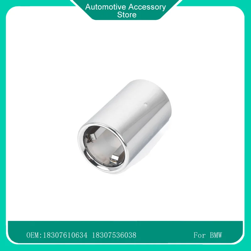 18307610634 18307536038 Auto Parts1PCS Exhaust Tip Muffler Pipe Cover Stainless Steel Exhaust Pipe  For BMW F02 F35