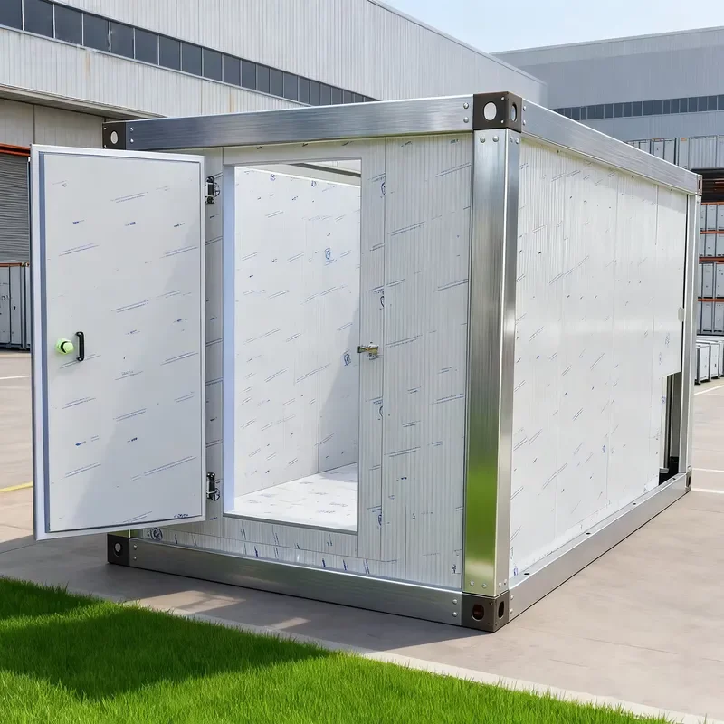 Industrial Walk in Freezer System Compressor Container Freezer Beef Fish Meat Cold Storage Cool Room Freezer Refrigeration