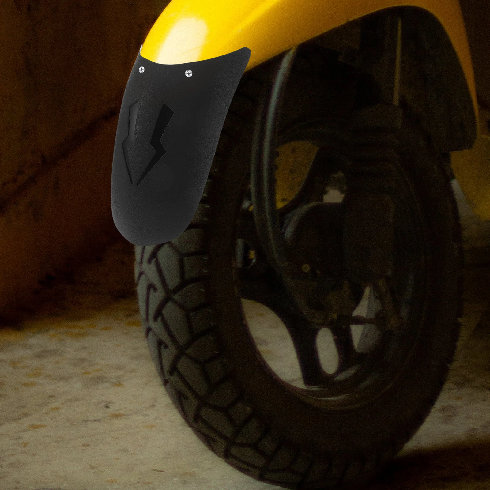 

Motorcycle Mudguard Extender Front Splash Guard Compatible Mud Flaps Motorbike Cover PP Material Durability Enhanced Appearance