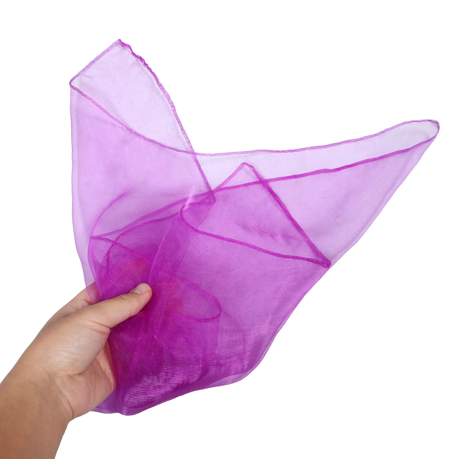 12 قطعة الرقص 60X60 سنتيمتر مشرق اللون مربع شعوذة الأوشحة لأداء تأثيري تشغيل الموسيقى الرقص الدعائم بلون