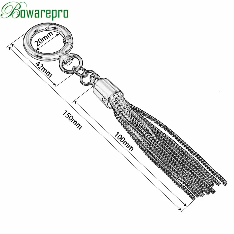 bowarepro Metal Cap Tassel Jewelry Curtain Garments Decorative Accessories DIY Key Cell Phone Bag Fringe Trim Tassels Pendant *1