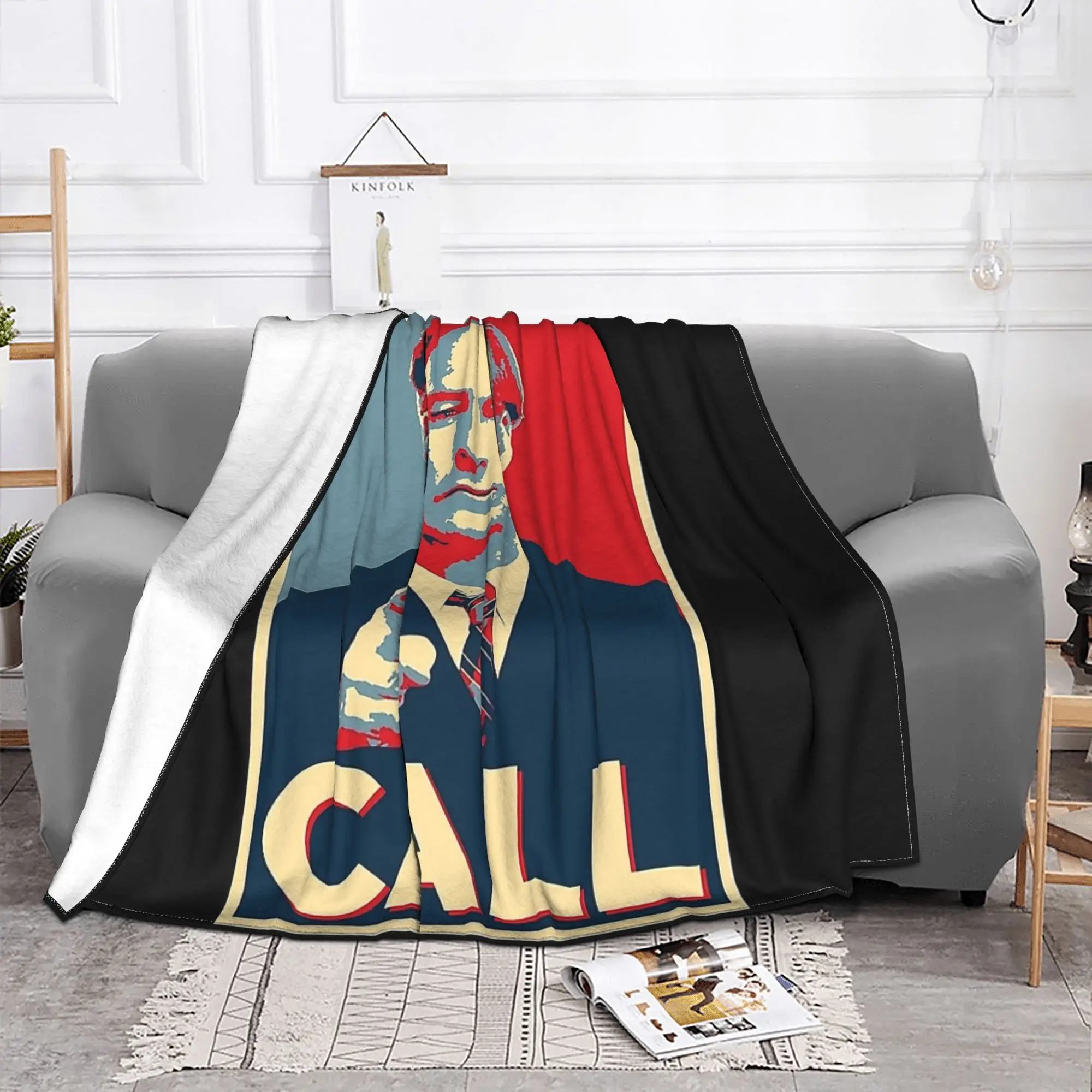 Saul Goodman Better Call Saul Pop Art Black Flannel Blanket