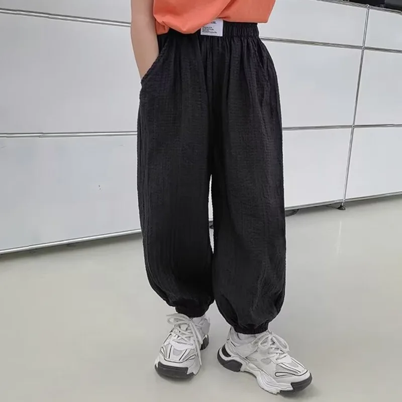 

Children's Wear Girls' Summer Ice Silk Anti-mosquito Pants New Style Baby Fashionable Casual And Versatile Trousers