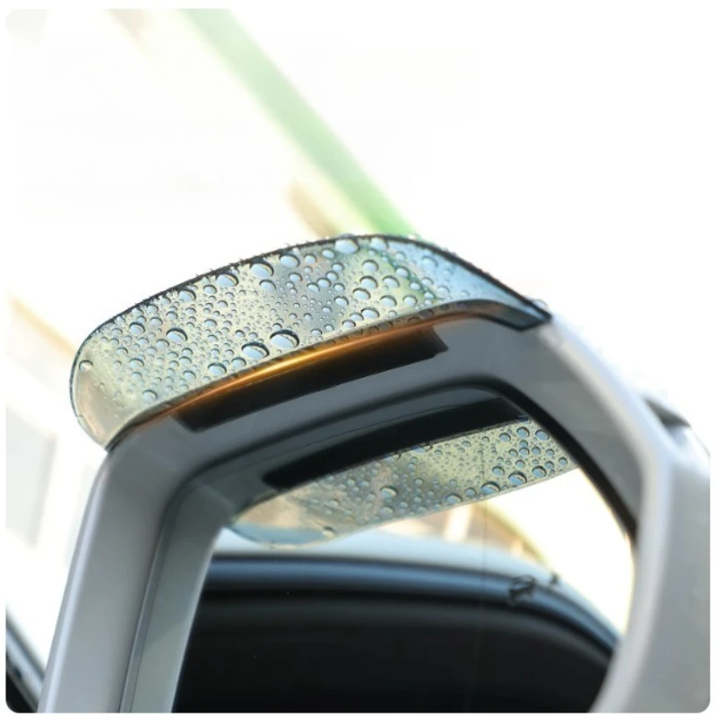 For Mazda CX-4 Car Rearview Mirror Rain Eyebrow Rain Shield Reversing Mirror Rain Shield Decorative Shell Accessories Supplies