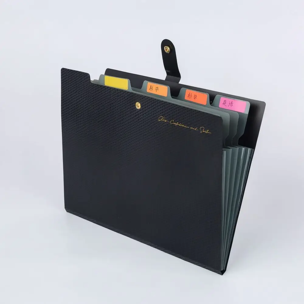 Expanding Document Folder A4 Paper Organizer Accordion Storage Bag Office Desk Filing Case For School Supplies