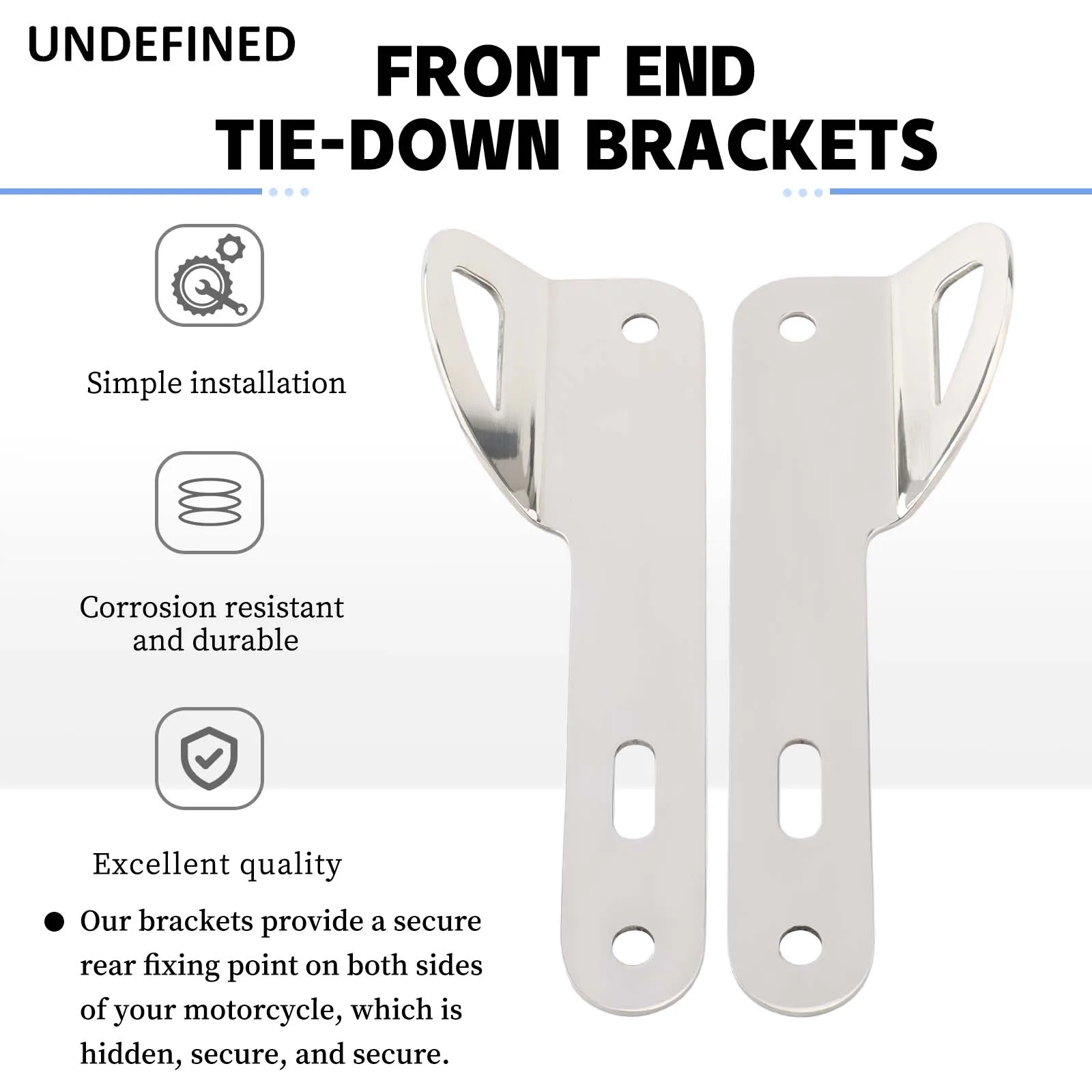 

304 Stainless Motorcycle Tie Downs Mount Bracket Kit For Harley Touring Electra Street Road Glide Road King Tri Glide 1993-2023
