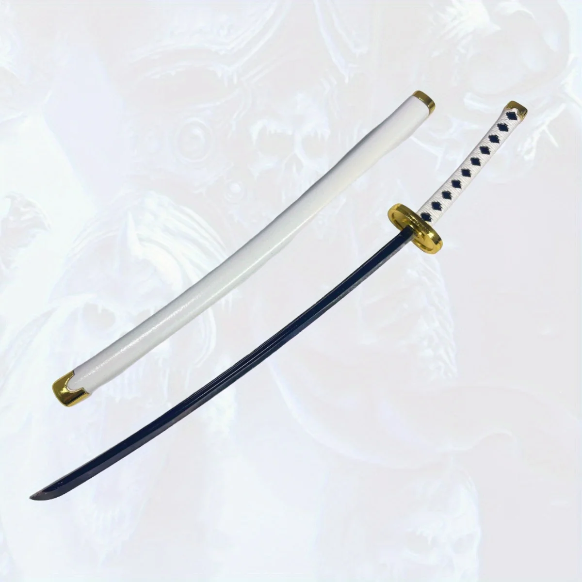 8.6インチ ロロノア・ゾロ メタル刀 オリジナル侍刀 日本刀 サブレ ニンジャナイフ コスプレアクセサリー 小道具 おもちゃ