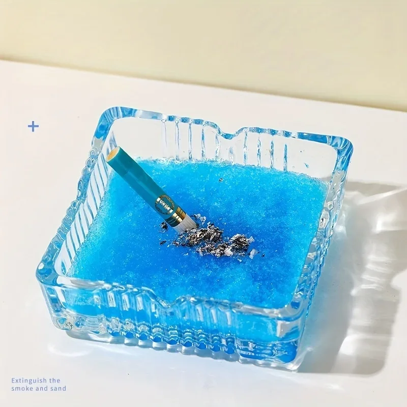 

Ароматическая водорастворимая пепельница с песком — 6 цветов, быстрое гашение пепла, легко чистится, идеально подходит для дома, гостиницы, вечеринок и подарков