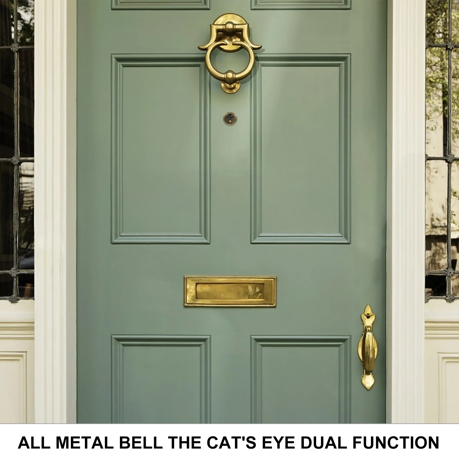 

Metal Doorbell Cat Eye Viewer Peephole Zinc Alloy Large Angle Door Accessories Office Hotel Front Hole