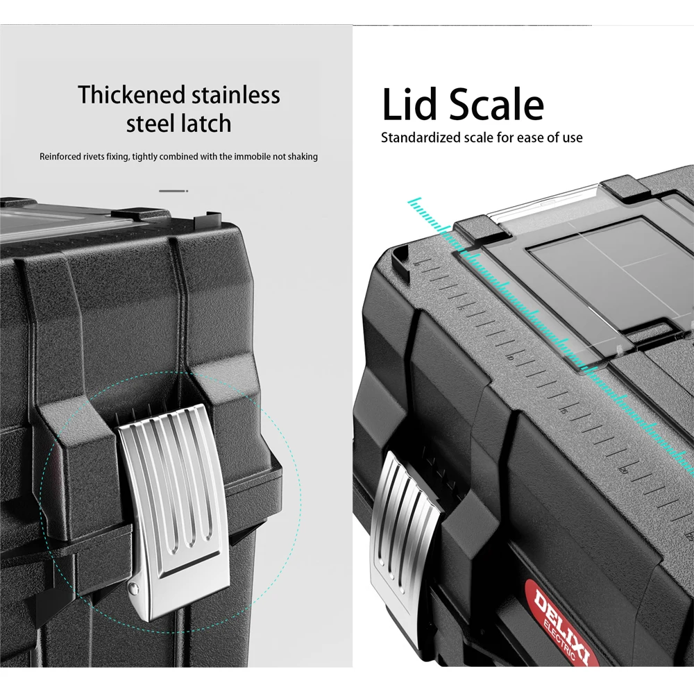 Tool Box Industrial Grade Household Set Multifunctional Hardware Art Box Electrician Multi-Layer Folding Organizer