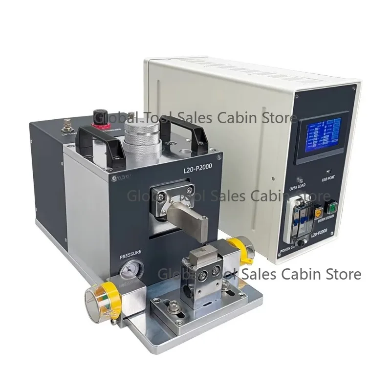 Hot Selling 2000W Ultrasonic Metal Welding Machine  Lithium Battery Polymer Battery Ultrasonic Welding Machine