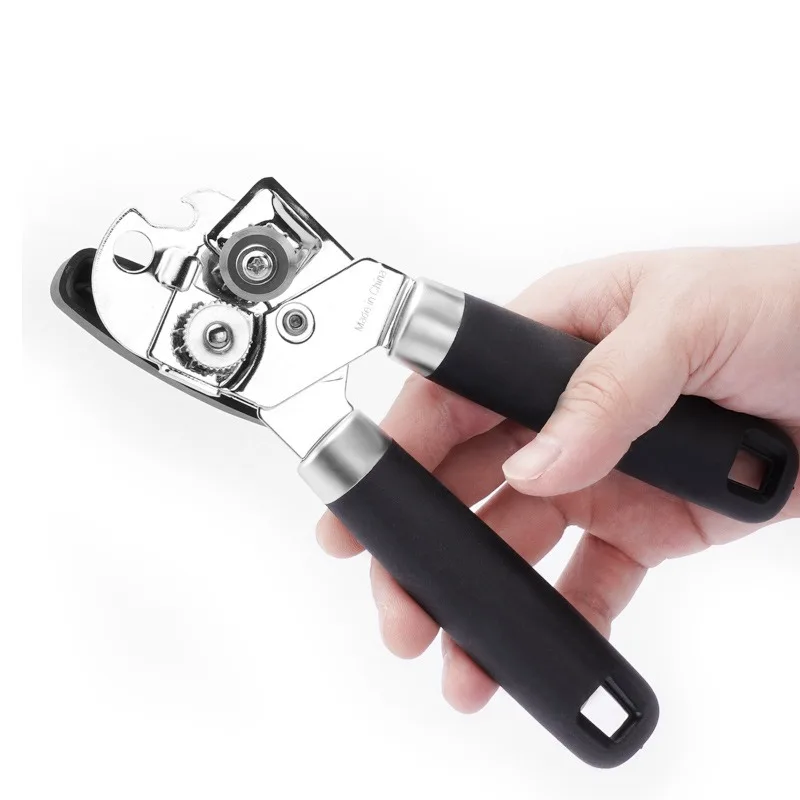 

Professional Tin Manual Can Opener Multifunctional Stainless Steel Beer Grip Opener Side Cut Cans Bottle Opener Kitchen Gadgets