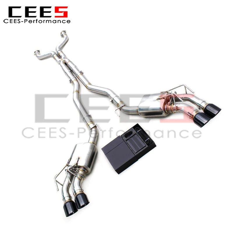

CEES Catback Exhaust Pipes for Chevrolet Camaro ZL1 6.2L 2010-2015 Stainless Steel Exhaust Pipe Muffler with System System