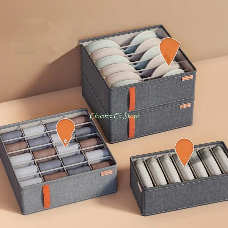 X90F Multifunctional Storage Box for Underwear Socks Bra Drawer Organizers Wardrobe Sorting Boxes Cabinet Closet Dividers
