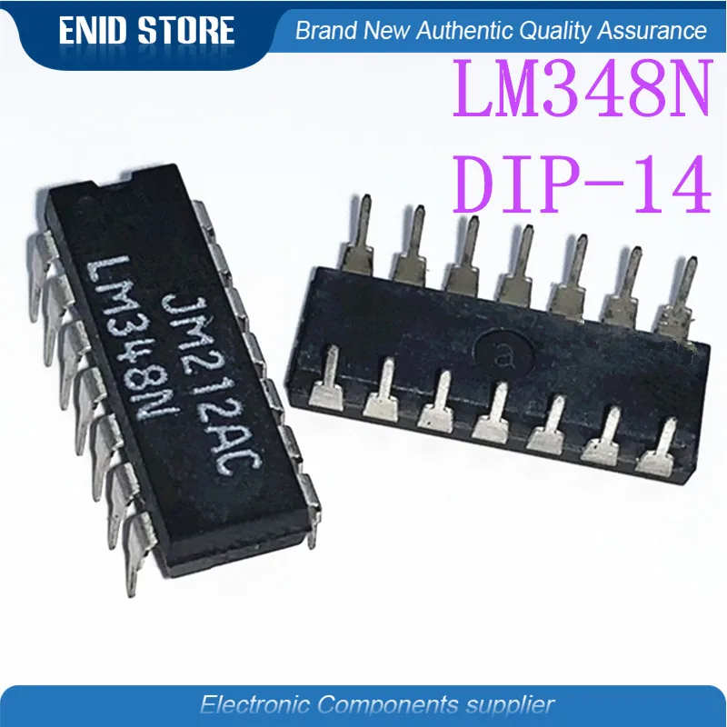 10PCS LM348 LM348N  348N DIP14