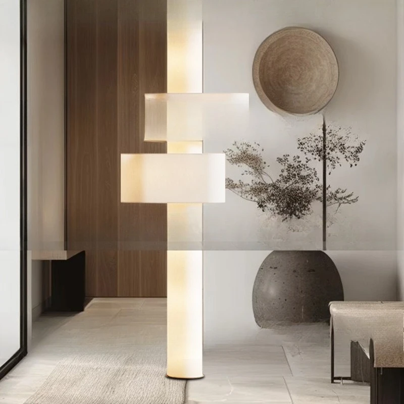 

Japanese designer creative simple Zen living room sofa corner bedroom bed and breakfast restaurant exhibitio