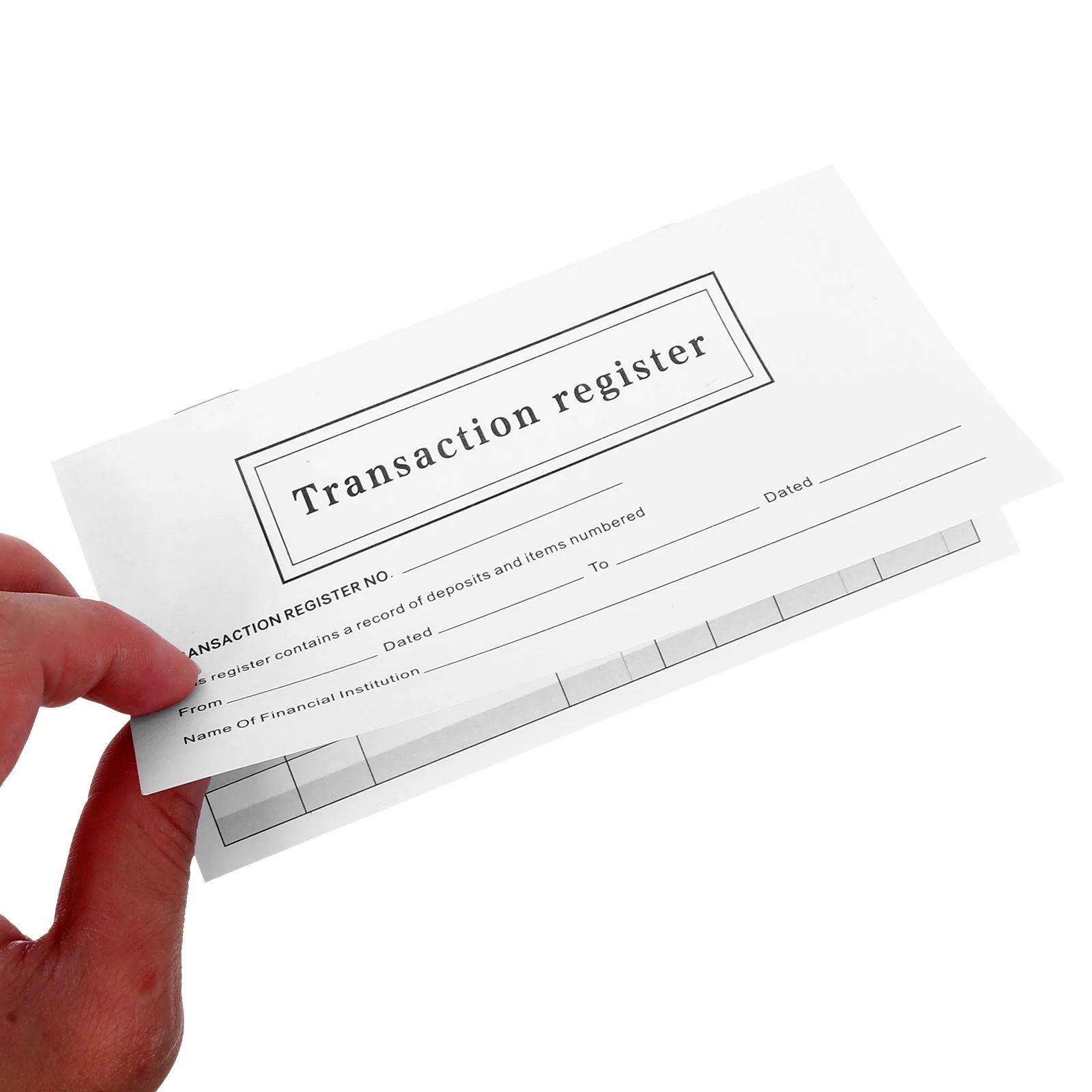 10 Check Registers Essential Checkbook Journal for Bank Accounts Balance and Expense Management Financial Transaction Log