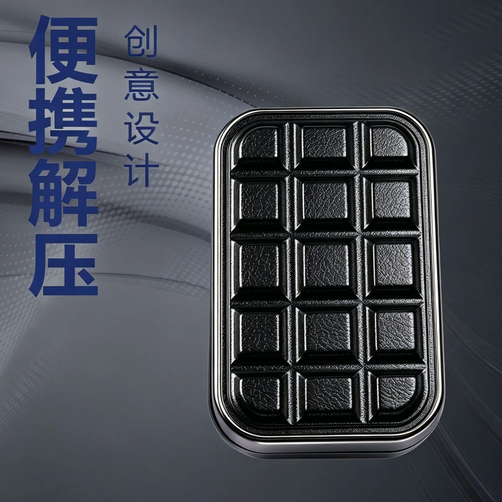Fidget Slider Chocolate Shaped Magnetic Metal Fidget Toys EDC Adult Fidget Toys ADHD Anxiety Relief Toy Restless Toys
