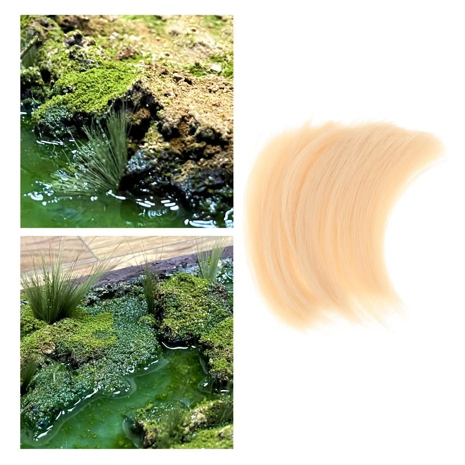 Akcesoria do modelarstwa Długie trawy żywiczne Dekoracja krajobrazu statycznego do scen z piaskiem Zestawy do samodzielnego montażu