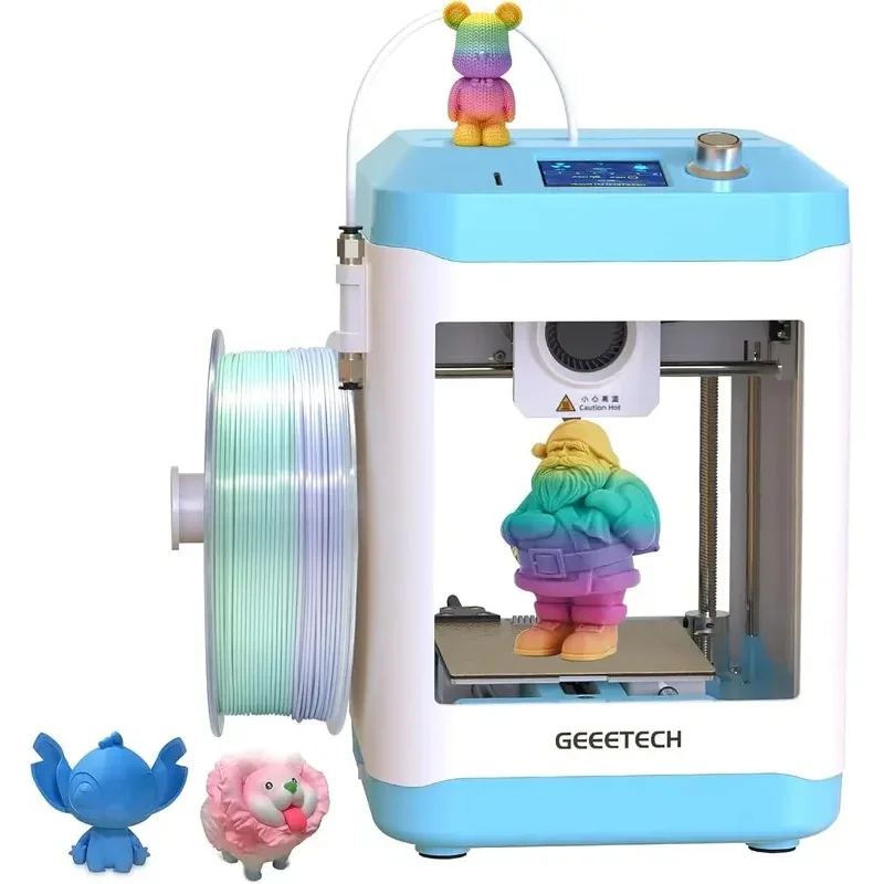 Geeetech M1 3D Printer for Kids and Beginners, Mini 3D Printers with Auto Leveling,High Speed and Fully Open Source