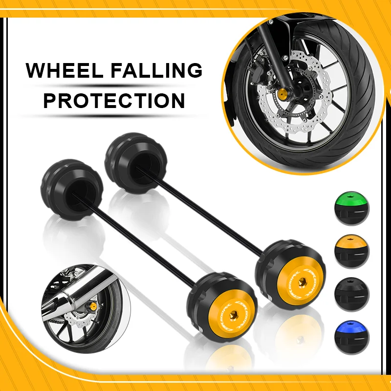 Wheel Protector For CBR600RR 2009-2015 CBR1000RR 2008-2026 Motorcycle Front & Rear Fork Wheel Axle Sliders Crash Falling Pad cbr