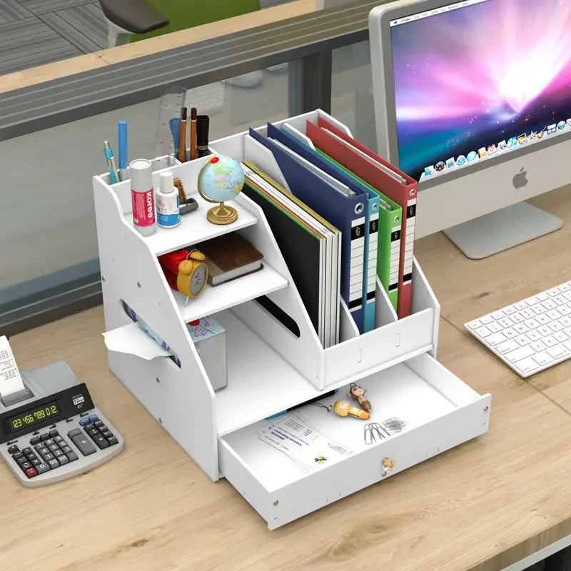 Ins Kawaii Deskpot Organizer Makeup Storage Box Container Drawer Cabinet Rack Home Decor Kawaii Organizer