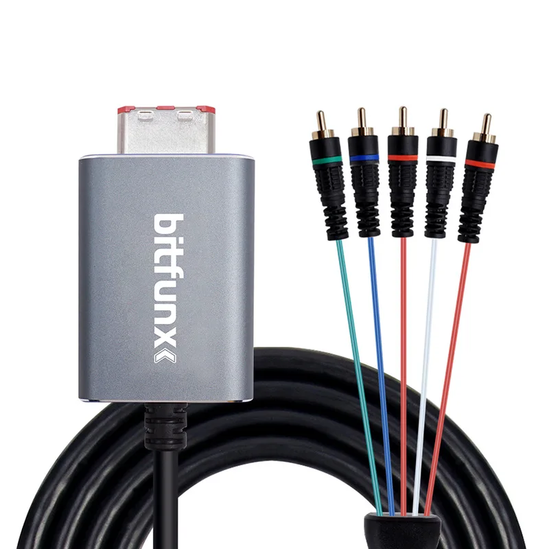 

New style Component Cable Component Video 5RCA YPbPr Adapter NGC Digital AV Output for Nintendo GameCube