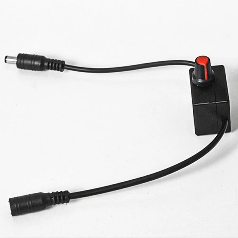 PWM Speed Regulator 5V 24V 3A for Fan Motors, Heat Dissipation with 15cm Cable