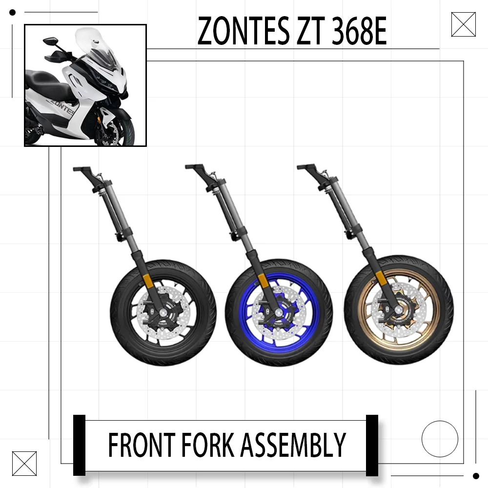 

For ZONTES 368E Upper And Lower Connecting Plates Front And Left Shock Absorbers Front Wheels Tires Sensors Valves Brake Discs