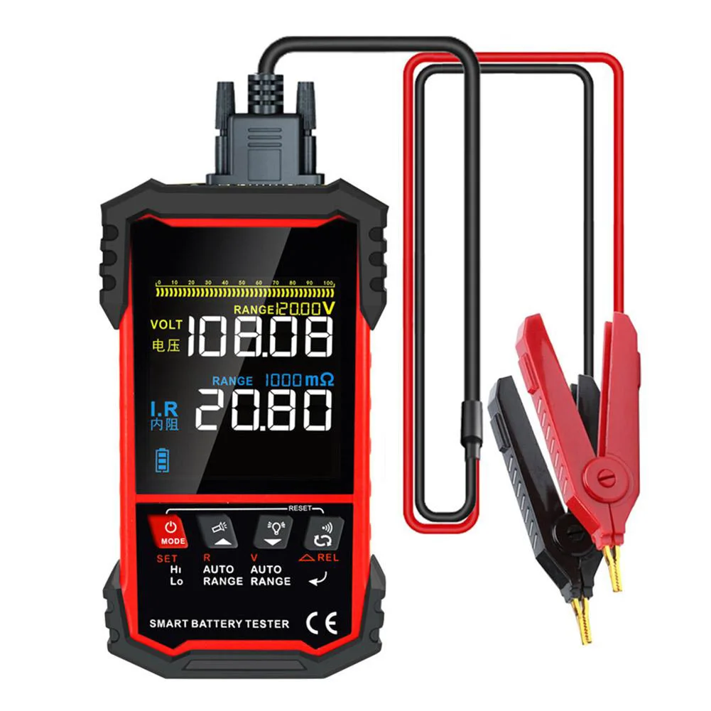 Digital Voltage Meter Battery Internal Resistance Tester 500 Resistance Measurement Long-Term Use User Self-Calibration