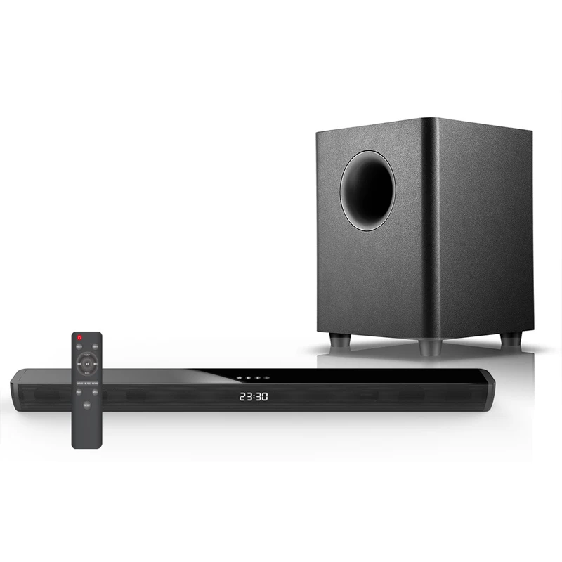 150W Sound Blaster Echo Wall Home Wall-mounted Bluetooth Echo Wall TV Audio 6.5-inch Line Subwoofer Sound Bar Speaker