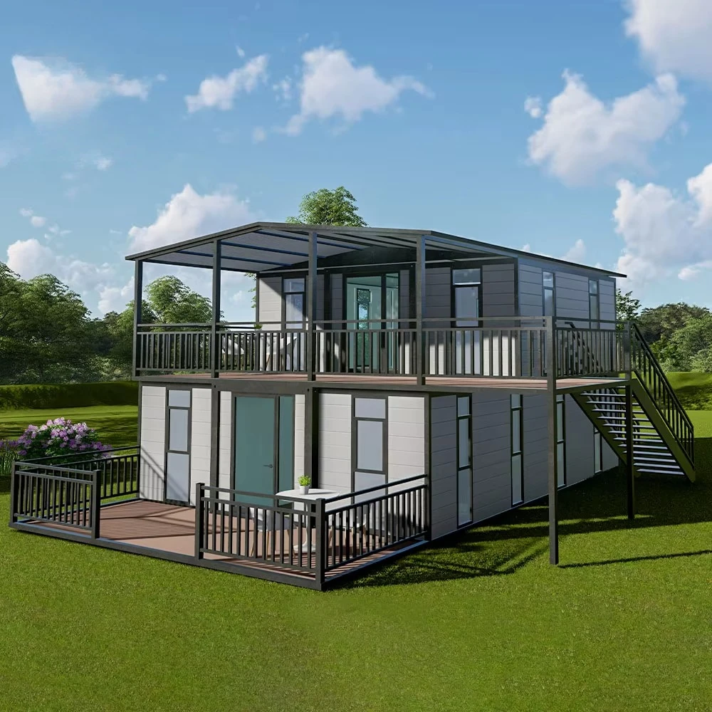 Casa Prefabricada Expandible en Contenedor de 20 Pies o 40 Pies, Diseño Nuevo, 5 Dormitorios, Precio de Casa Prefabricada, Casa Móvil, Casa Contenedor