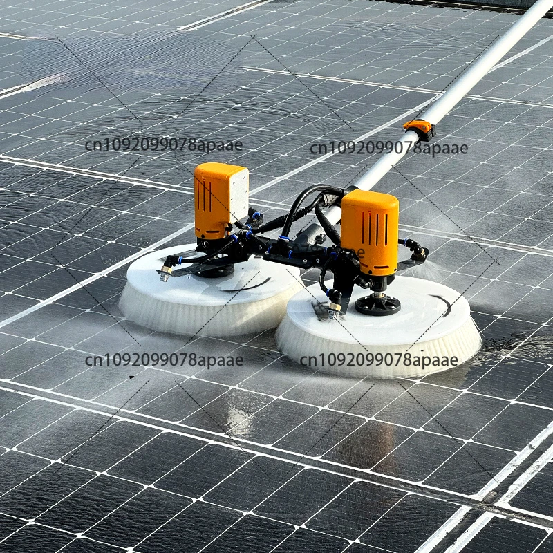 FOR Sunnysmiler solar panel cleaning double-headed electric brush PV equipment photovoltaic machine tool kit complete system