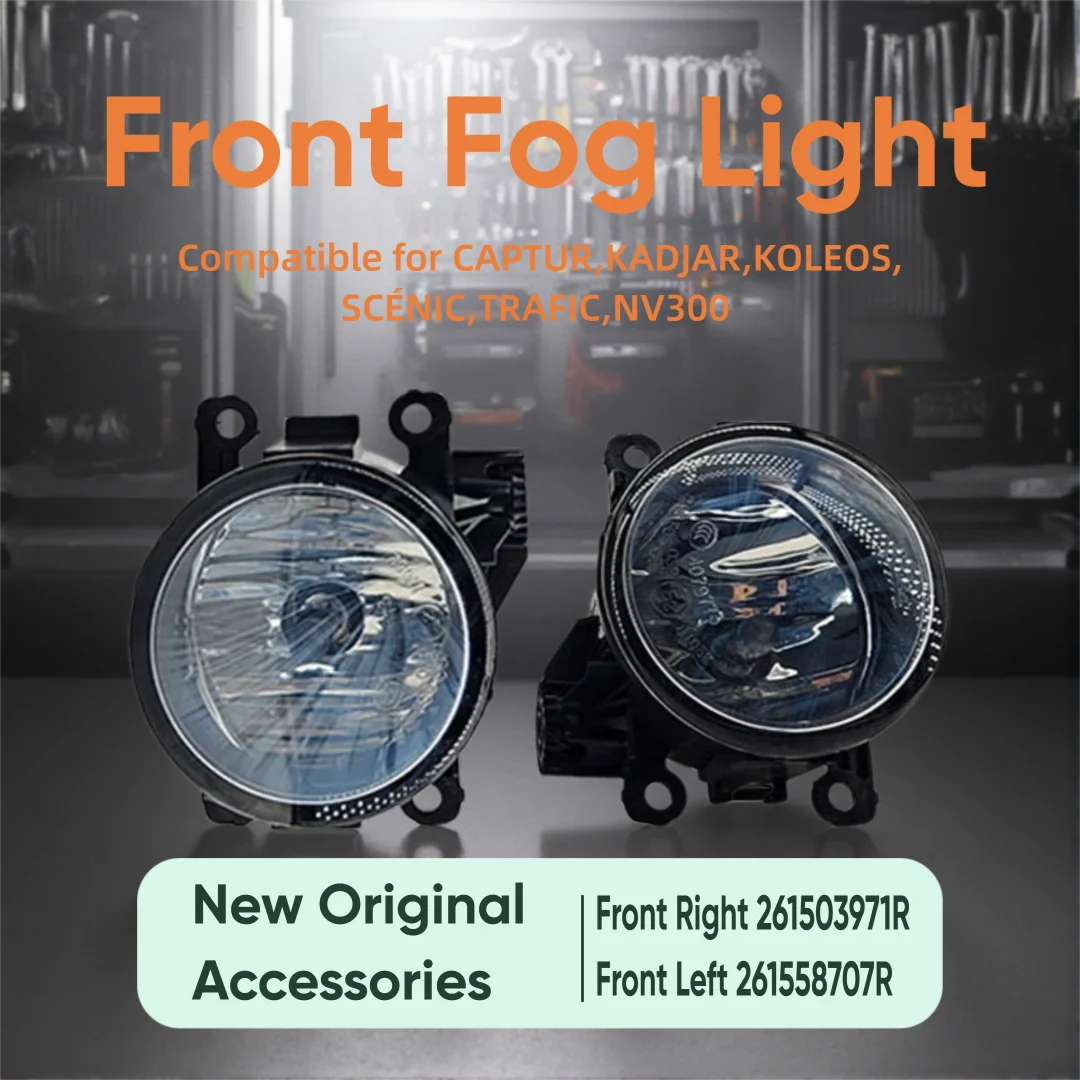 

Car Front Fog Lamp Assembly 261503971R 261558707R New Original Accessories Compatible for Renault CAPTUR 2013- Nissan NV300 2016