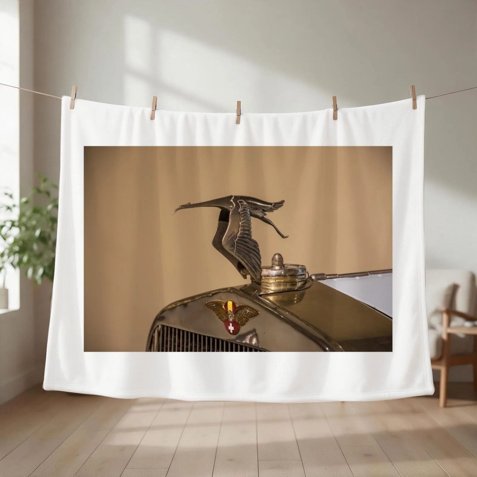 Hispano Suiza H6B Dual Cowl Phaeton Million-Guiet (1924) Throw Blanket couch cozy soft plush fuzzy picnic outdoor blanket