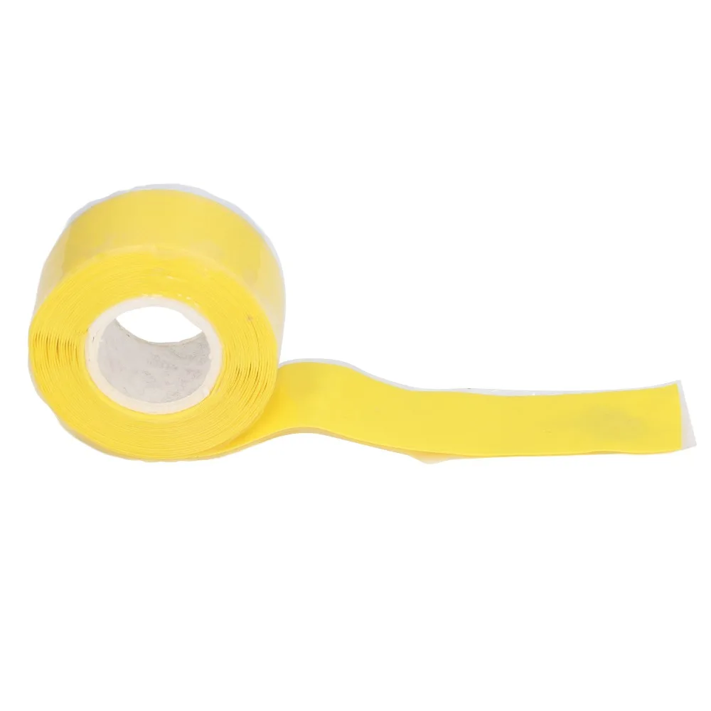 2pcs Heavy Duty -60°—260° Self Fusing Tape UV Resistant 1-35KV Waterproof Silicone Tape Duct Tape Roll For Emergency Repair