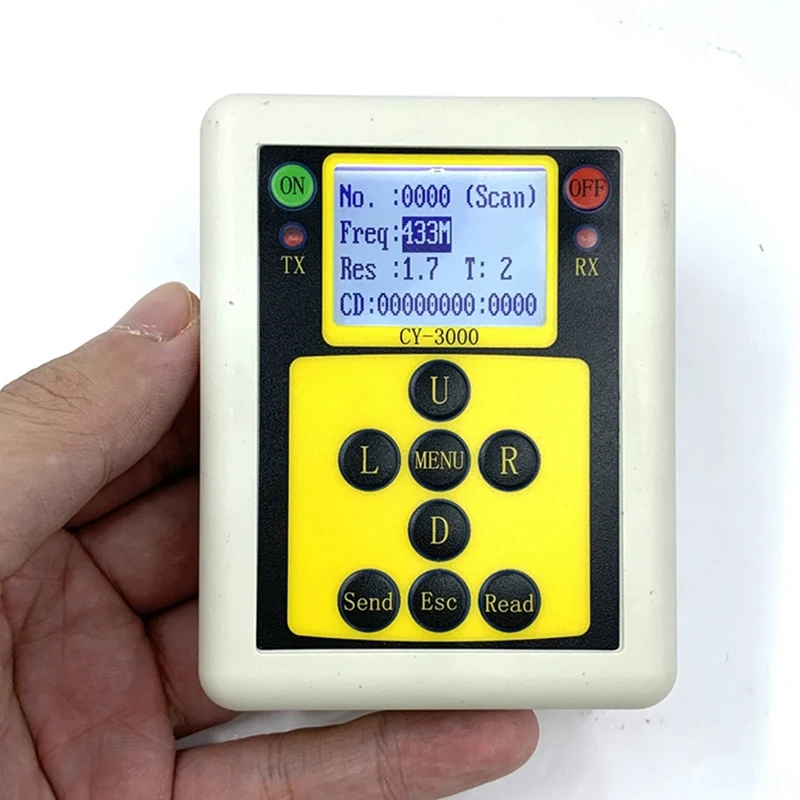 Drahtlose Fernbedienung Analysator 315 Mhz/433 Mhz Detektor Analysator Multifunktionale Frequenz Zähler Tester EU Stecker