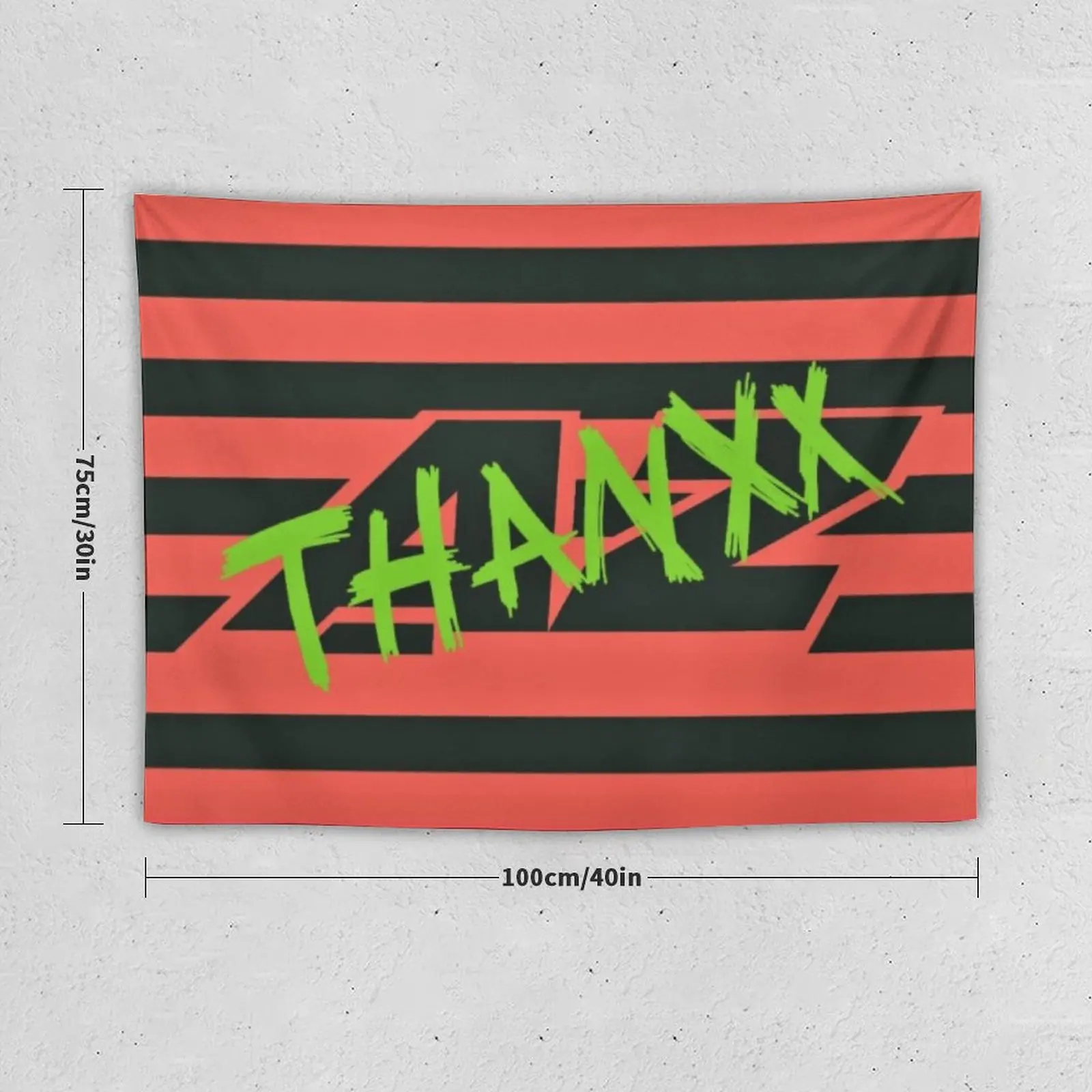 Thanxx Flag: Ateez Tapestry Wall Deco Living Room Decoration