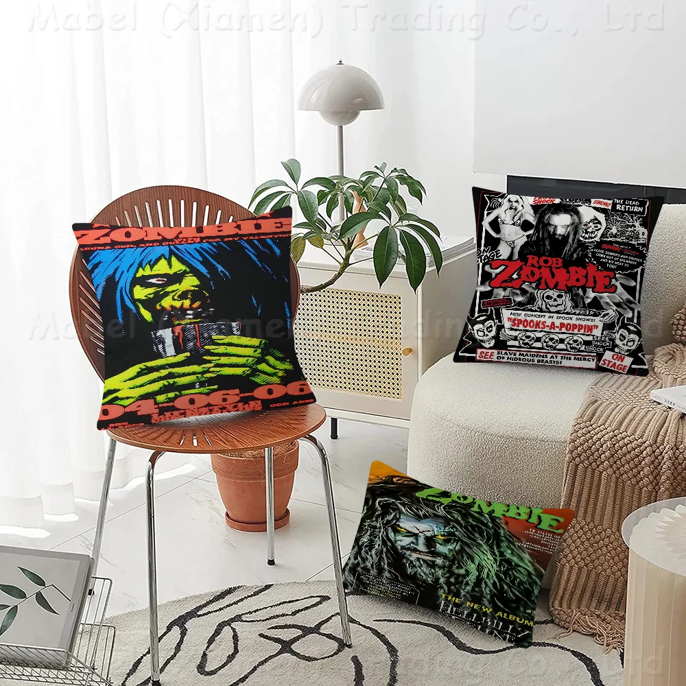 

Rob Zombie Canvas Art Pillow Cushion Cover Pillowcase Living Room Sofa Home Decor Customized